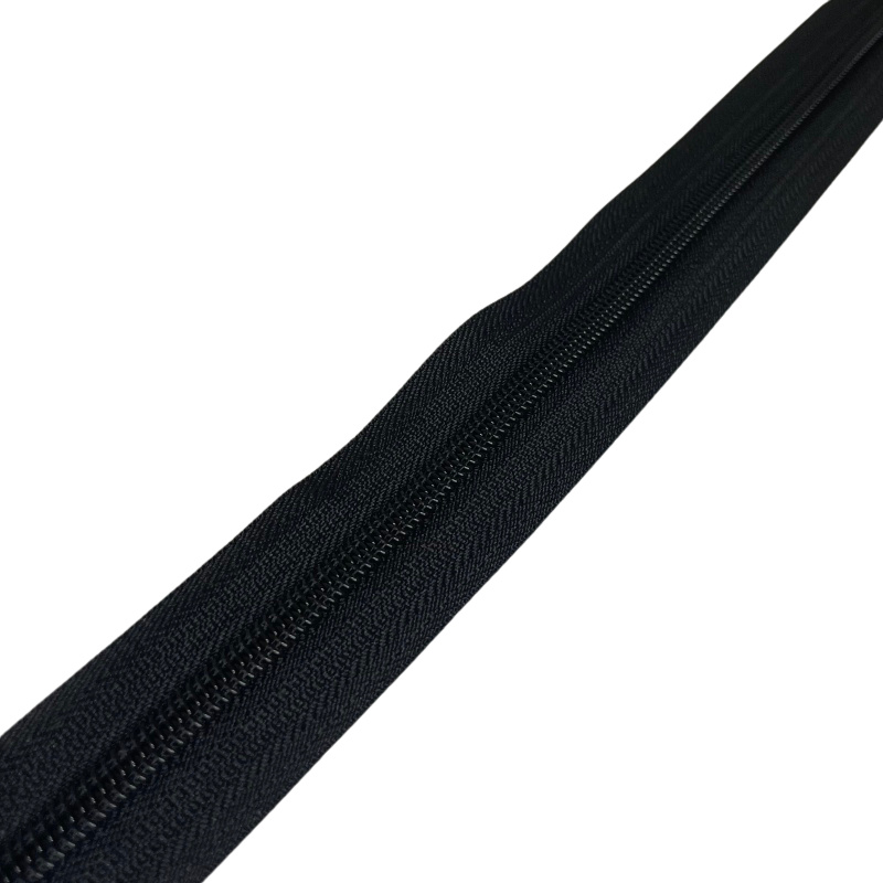 Spirálový zip 5mm-ČERNÁ po 25m