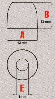 Koncovka na šňůrky-ČERNÁ malá po 100ks