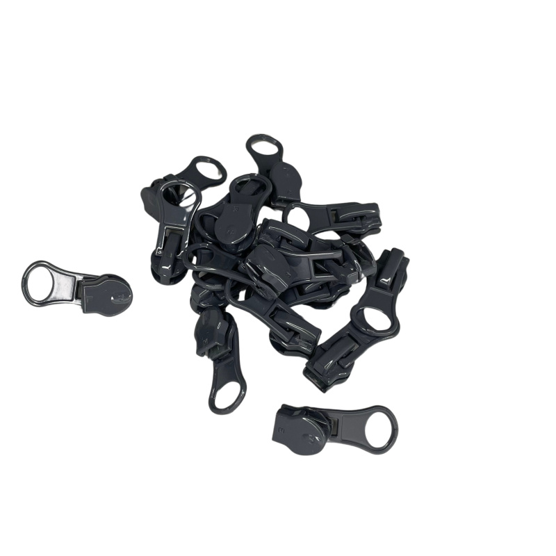 Jezdec k voděodolným zipům 7mm autolock-ANTRACIT