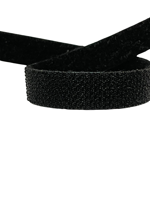 Suchý zip oboustranný 10mm-ČERNÁ po 25m