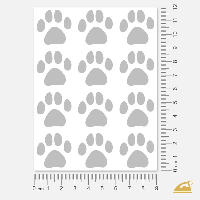 Reflexní nažehlovačka-PSÍ TLAPKY I.