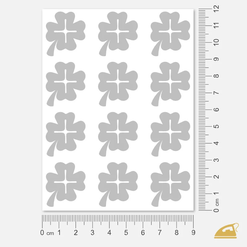 Reflexní nažehlovačka-ČTYŘLÍSTEK