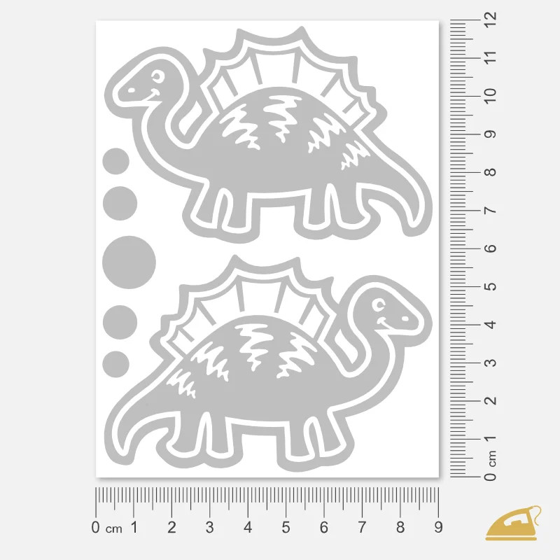 Reflexní nažehlovačka-DINO III. od 5 archů