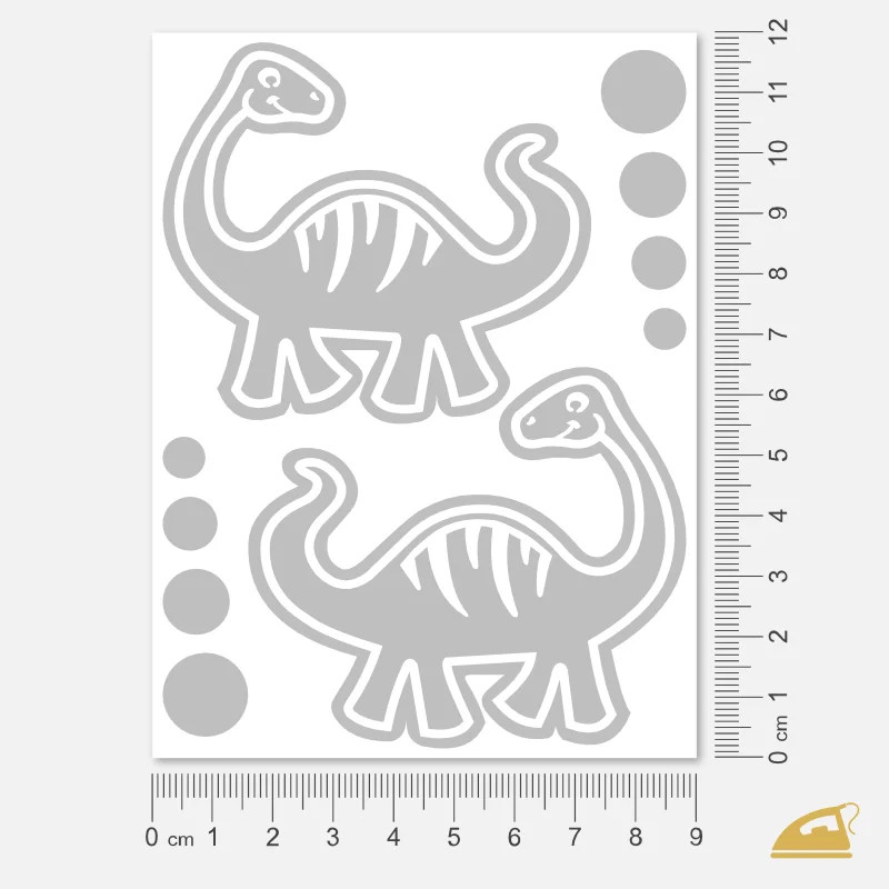 Reflexní nažehlovačka-DINO IV. od 5 archů