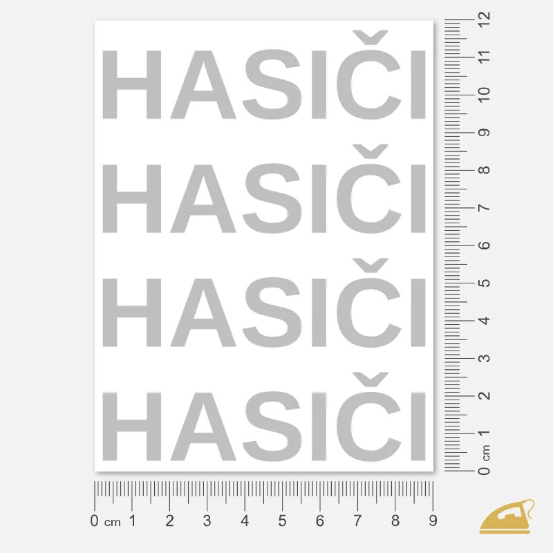 Reflexní nažehlovačka-HASIČI