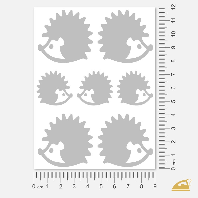 Reflexní nažehlovačka-JEŽCI II. od 5 archů