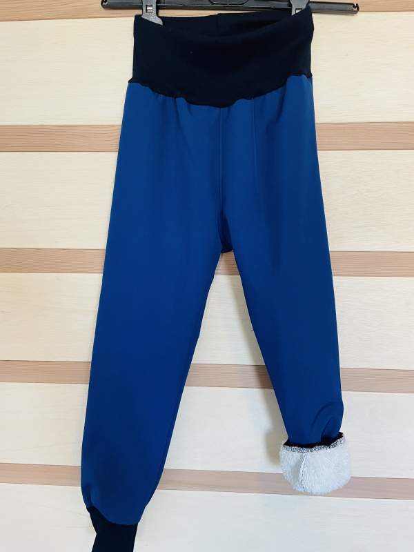 VZOREK-Softshell zimní s beránkem-NAVY