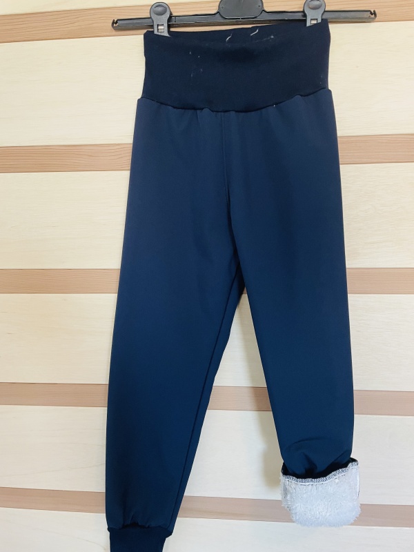 zbytek-Softshell zimní s beránkem-TMAVĚ MODRÁ=70cm