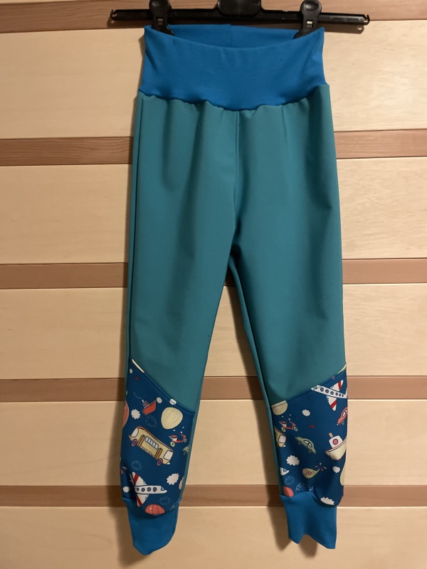 Softshell zimní 10/3-doprava na tyrkys tm.
