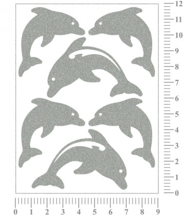 Reflexní nažehlovačka-DELFÍNI od 5 archů