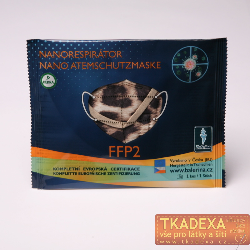 Dětský nanorespirátor FFP2 S-Vzor 108 po 10ks