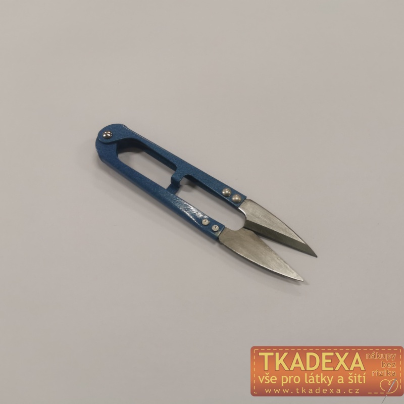 Nůžky na přízi cvakačky-MODRÁ