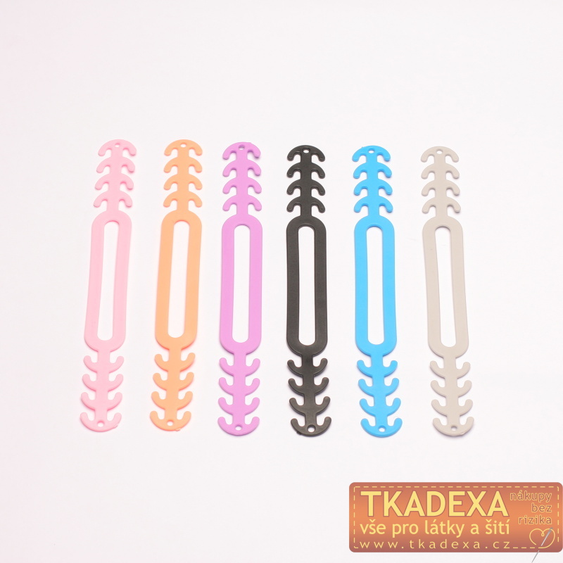 Spona k rouškám-MODRÁ po 5ks