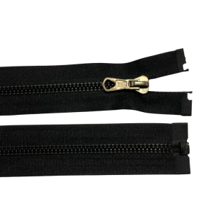 Zip kostěný dělitelný No 5 35 cm Nyguard - černá