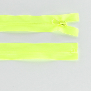 Zip voděodolný dělitelný 40cm-neon ŽLUTÁ po 25ks