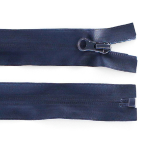 Zip voděodolný dělitelný 45cm-TMAVĚ MODRÁ po 25ks