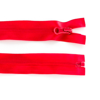 Zip voděodolný dělitelný 55cm-MALINA po 25ks