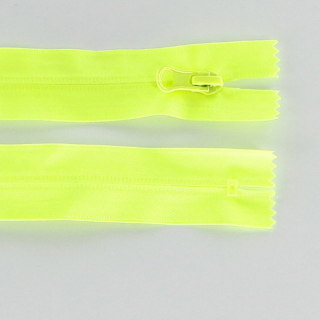 Zip voděodolný nedělitelný 16cm-neon ŽLUTÁ