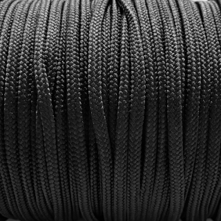 Oděvní šnůra 4mm-ČERNÁ po 100m
