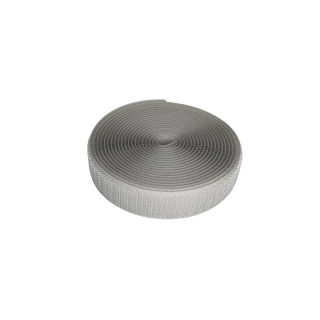 Suchý zip 20mm háček-SVĚTLE ŠEDÁ