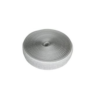 Suchý zip 20mm smyčka-SVĚTLE ŠEDÁ