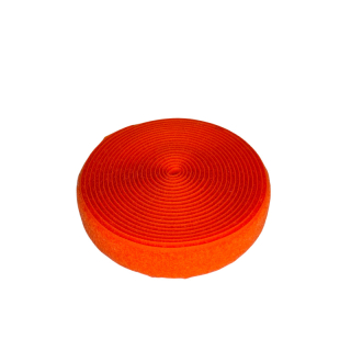 Suchý zip 20mm smyčka-ORANŽOVÁ=20cm