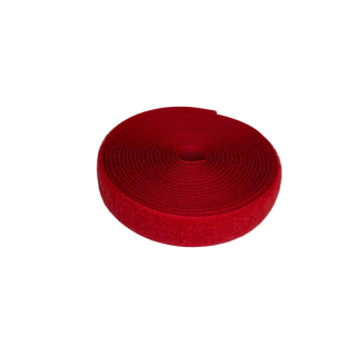 Suchý zip 25mm smyčka-ČERVENÁ