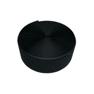 Suchý zip UNI 38mm-ČERNÁ po 3m