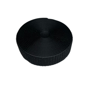 Suchý zip UNI 25mm-ČERNÁ po 25m