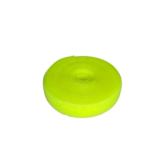 Suchý zip 16mm smyčka-NEON ŽLUTÁ