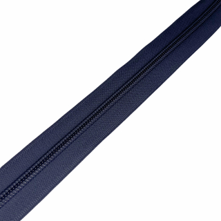 Zip voděodolný 7mm-TMAVĚ MODRÁ po 25m