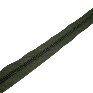 Spirálový zip 5mm-KHAKI tmavá