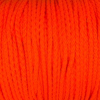 Oděvní šnůra 4mm-NEON ORANŽ