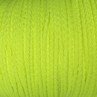 Oděvní šnůra 4mm-NEON ŽLUTÁ
