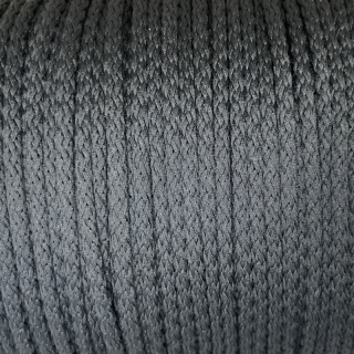 Oděvní šnůra 4mm-ANTRACIT tmavý