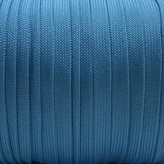 Šňůra plochá 10mm-TYRKYS tmavá