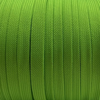 Šňůra plochá 10mm-NEON ZELENÁ