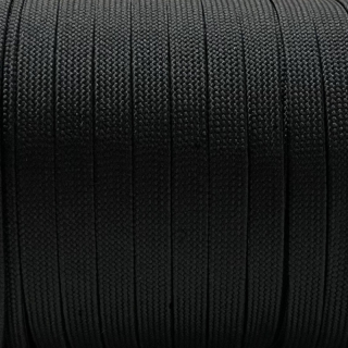 Šňůra plochá 10mm-ANTRACIT tmavý