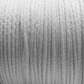 Oděvní šnůra 4mm-BÍLÁ