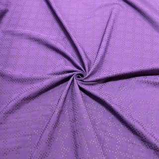 zbytek-Softshell zimní 10/3-KOSTIČKY na fialové=2,5m
