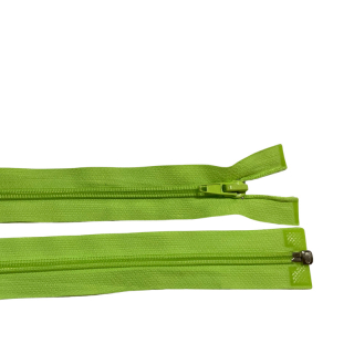 Zip spirálový dělitelný 5mm 50cm-NEON LIMET