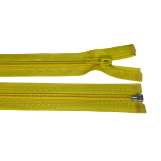 Zip spirálový dělitelný 5mm 60cm-ŽLUTÁ po 25ks