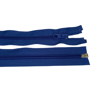 Zip spirálový dělitelný 5mm 60cm-KRÁLOVSKY MODRÁ po 25ks