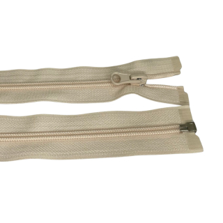 Zip spirálový dělitelný 5mm 60cm-SMETANOVÁ