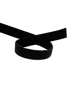 Suchý zip oboustranný 10mm-ČERNÁ po 25m