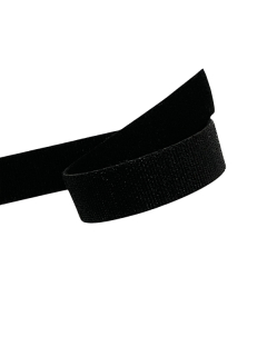 Suchý zip oboustranný 20mm-ČERNÁ po 25m