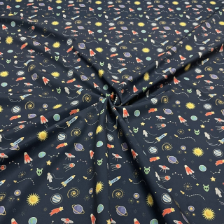 Softshell zimní 10/3-vesmír na navy