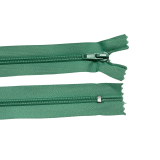 Zip spirálový nedělitelný 5mm 14cm-MENTOLOVÁ