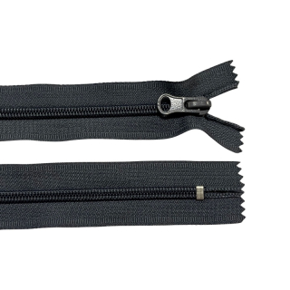 Zip spirálový nedělitelný 5mm 16cm-ANTRACITOVÁ po 25ks