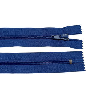 Zip spirálový nedělitelný 5mm 16cm-KRÁLOVSKY MODRÁ